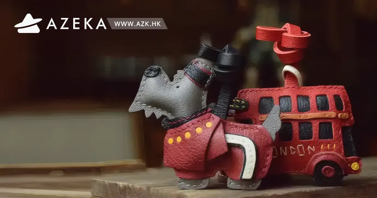 AZEKA - Leather Bag Charms And Keychains Handmade Gifts