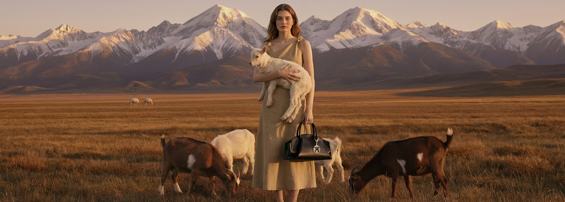 AZEKA - French sheepskin bag charm