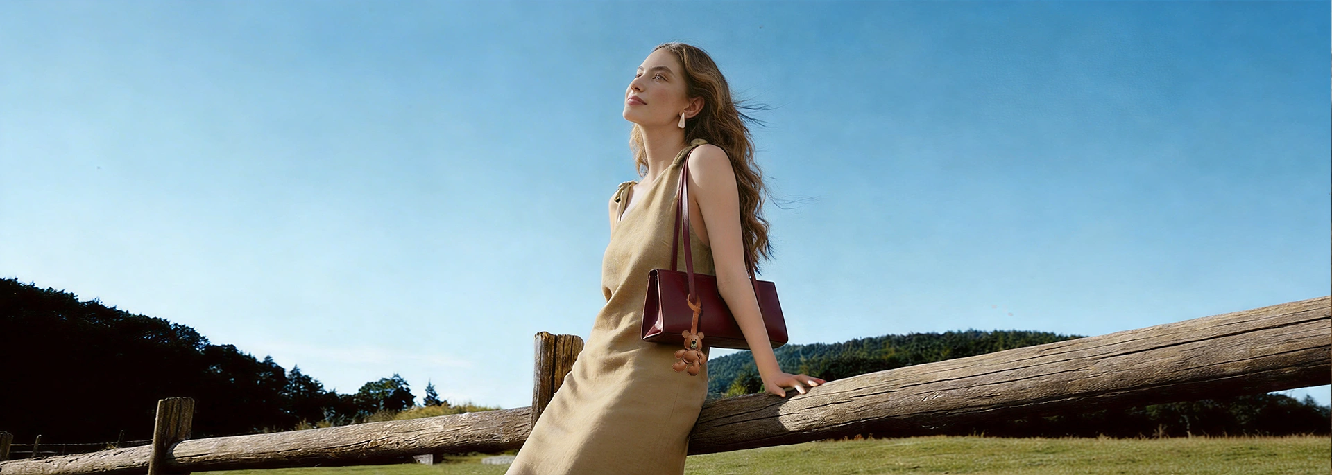 AZEKA - French sheepskin bag charm