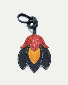 Black Tulip Bag Charm