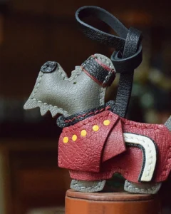 Vintage British Dog Bag Charm