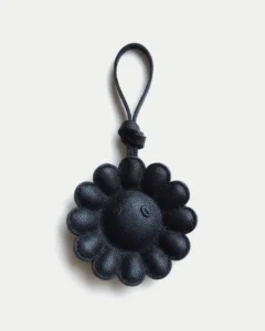Black Daisy Bag Charm