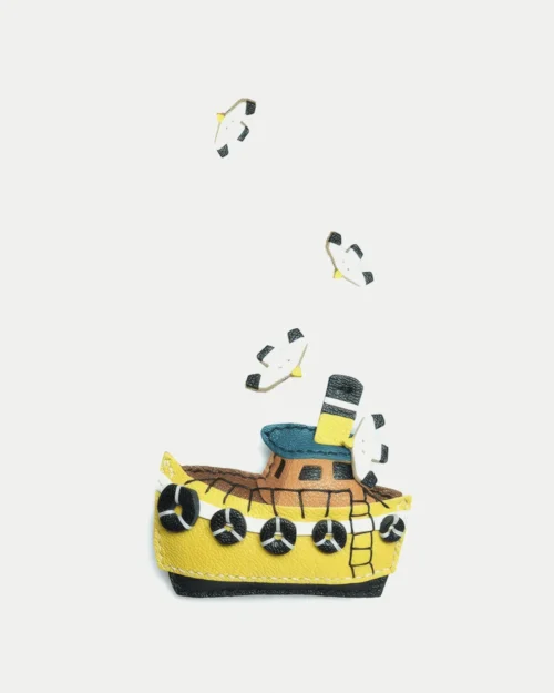 Fishing Boat Bag Charm