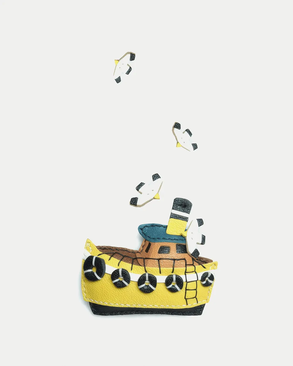 Fishing Boat Bag Charm