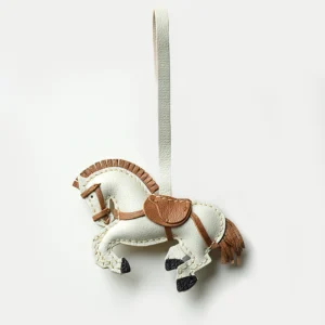 Leather Horse Bag Charm
