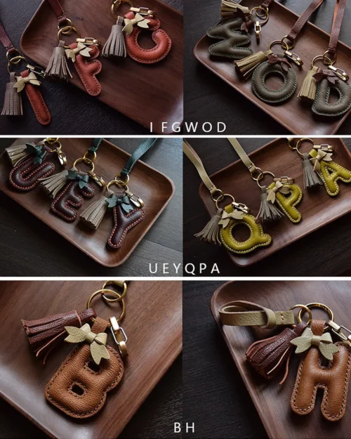 Personalized Letter Bag Charm