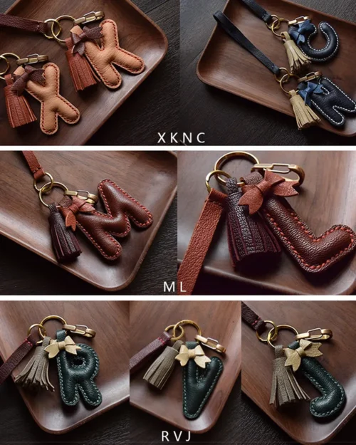 Personalized Letter Bag Charm