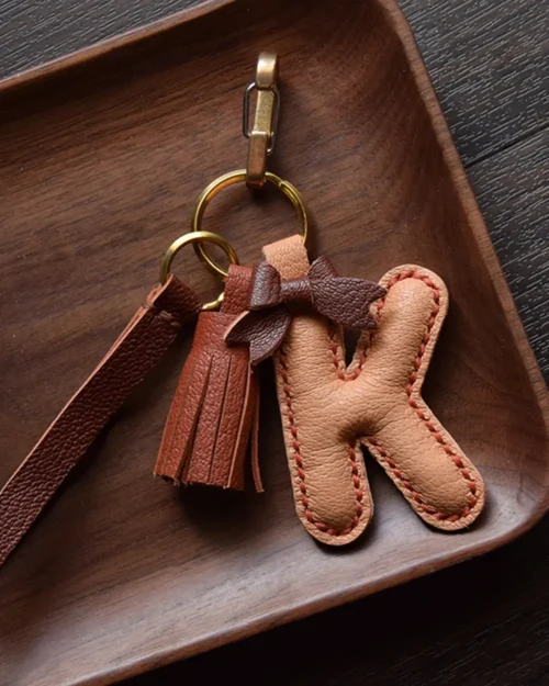 Personalized Letter Bag Charm