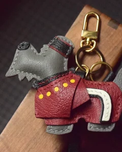 Vintage British Dog Bag Charm