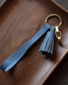 Leather Tassel Bag Charm